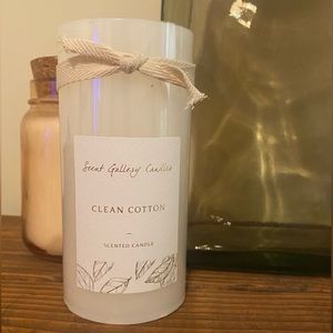 Clean cotton candle